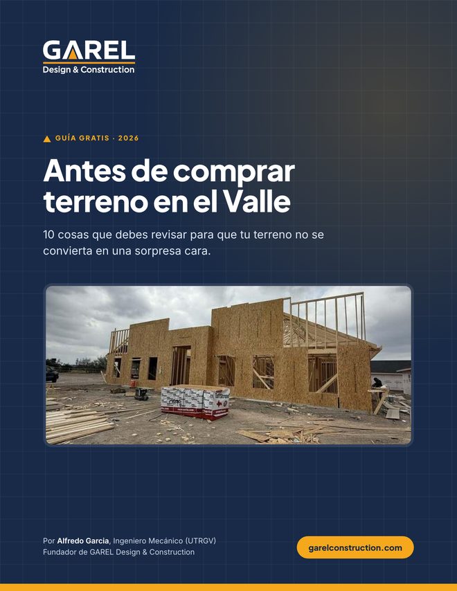 Portada de la guía gratis Antes de comprar terreno en el Valle